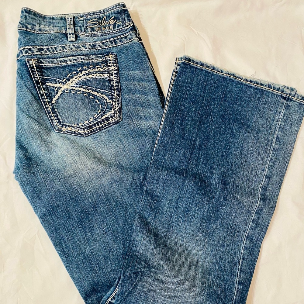 Silver Suki Jeans